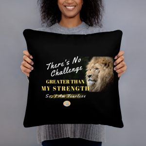 Greater Challenge Pillow Servn Tea Merch