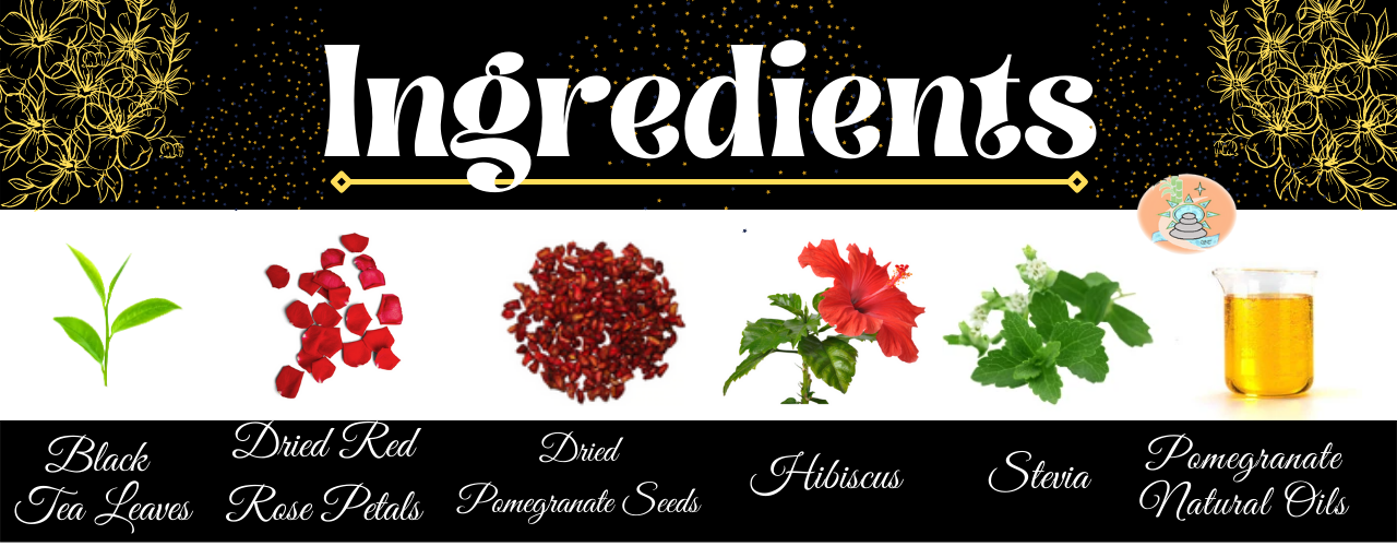 Servn Tea Pomegranate Black Tea Ingredients