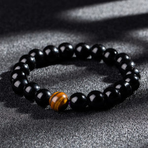 Tiger Eye Black Hematite Healing Energy Bracelet