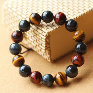 Rainbow Tiger Eye Healing Energy Bracelet