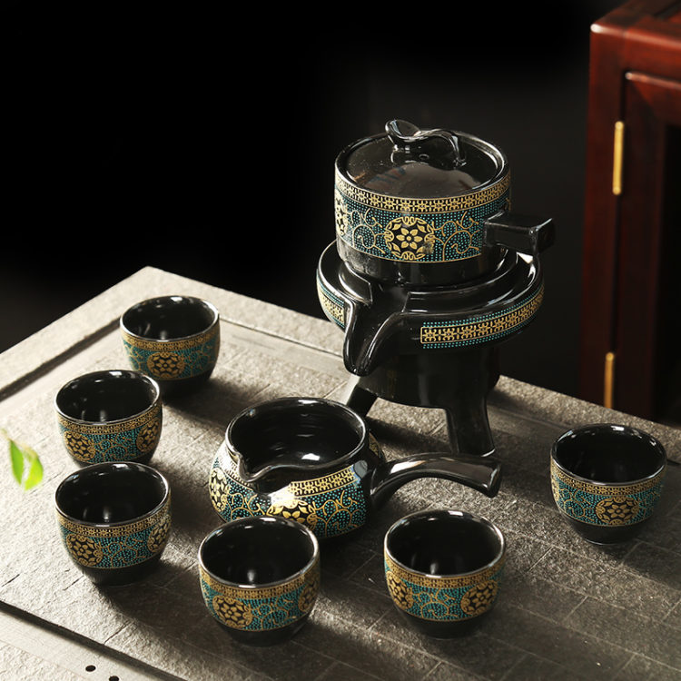 8 Pcs Chinese Portable Ceramic Bone China Kung Fu Teapot Set - Image 6