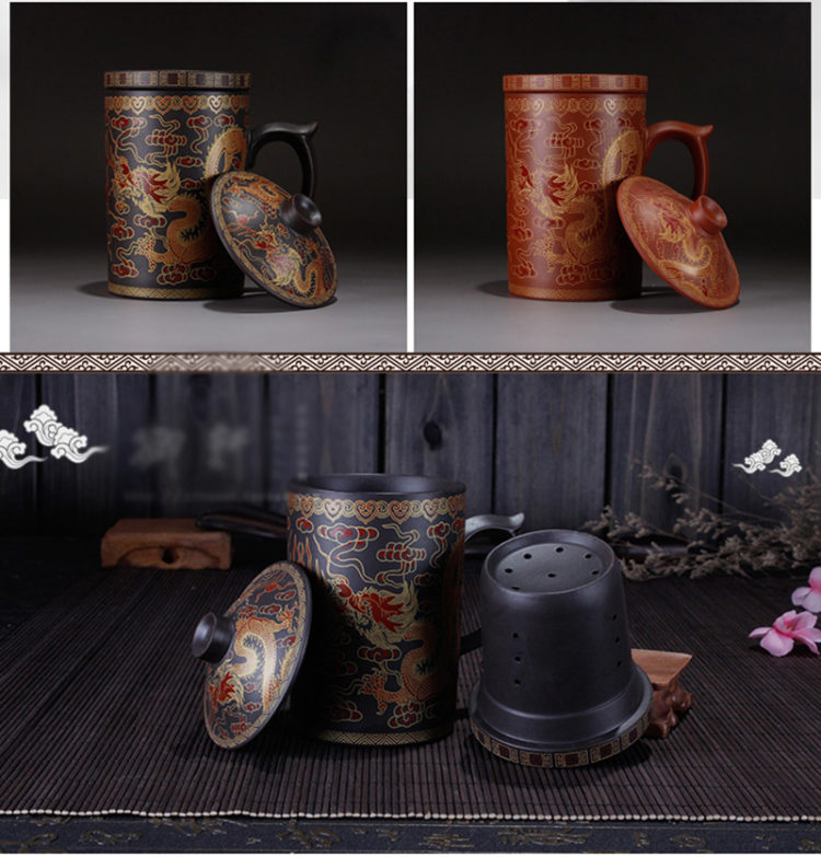 High Quality Traditional Chinese Purple Clay Tea Mug - Image 6